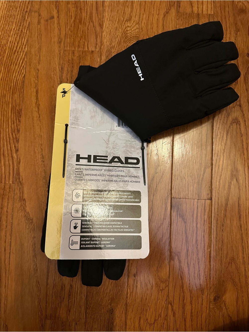 NEW WITH TAGS HEAD Men's Waterproof Hybrid Gloves